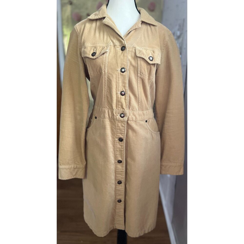 Vintage St. John's Bay Corduroy Shirt Dress. Size S.